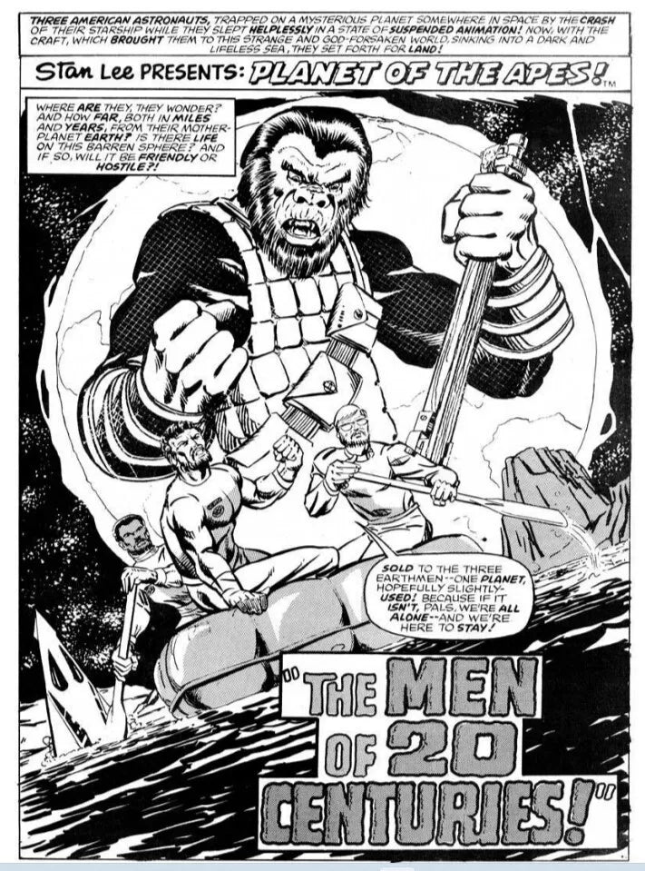 THE PLANET OF THE APES - RETRO COMICS MAGS & ANNUALS PDF Format ON USB