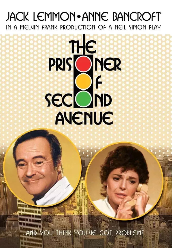 THE PRISONER OF SECOND AVENUE (1975) Jack Lemmon - Public Domain DVD NO CASE