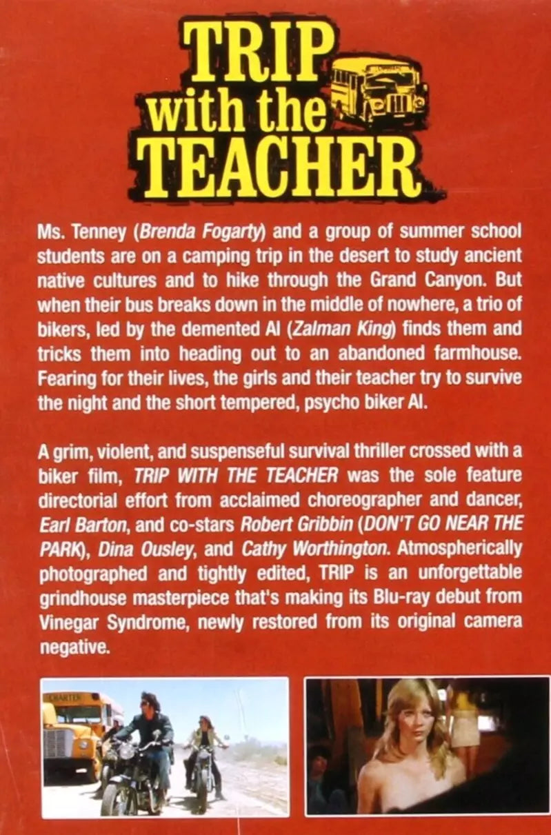 TRIP WITH THE TEACHER (1975) Zalman King, DVD Public Domain DVD NO CASE