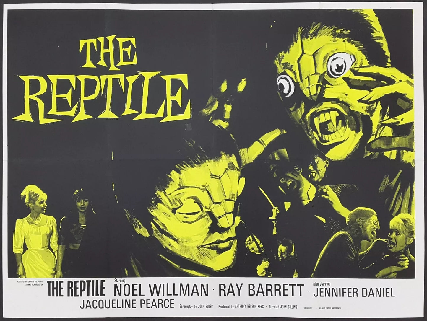 THE REPTILE (1966) Ray Barrett, Noel Willman - Public Domain DVD NO CASE