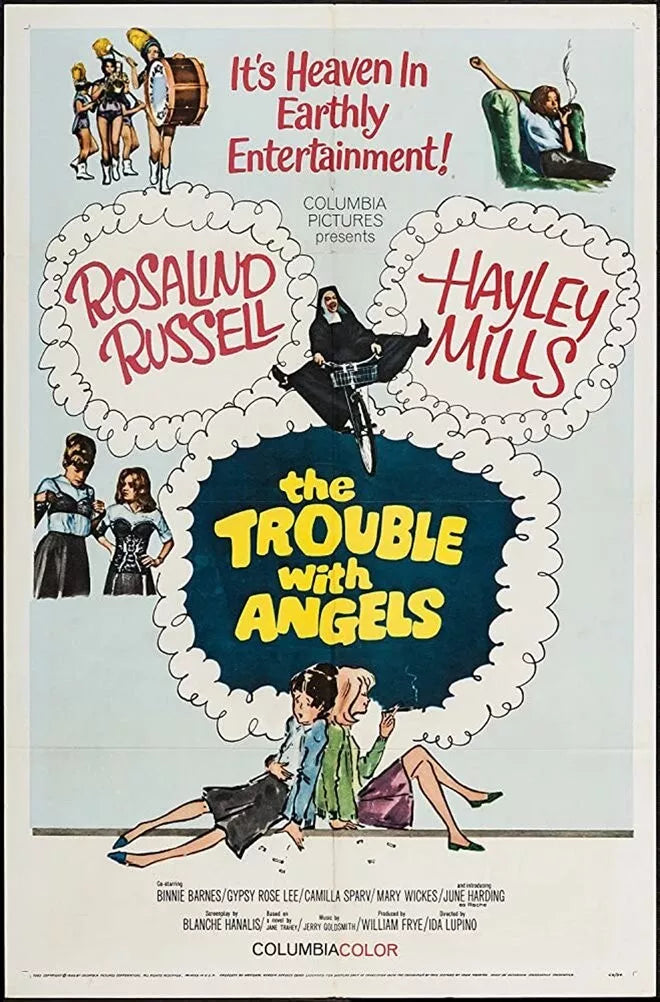 THE TROUBLE WITH ANGELS - (1966) Hayley Mills - DVD - Public Domain DVD NO CASE