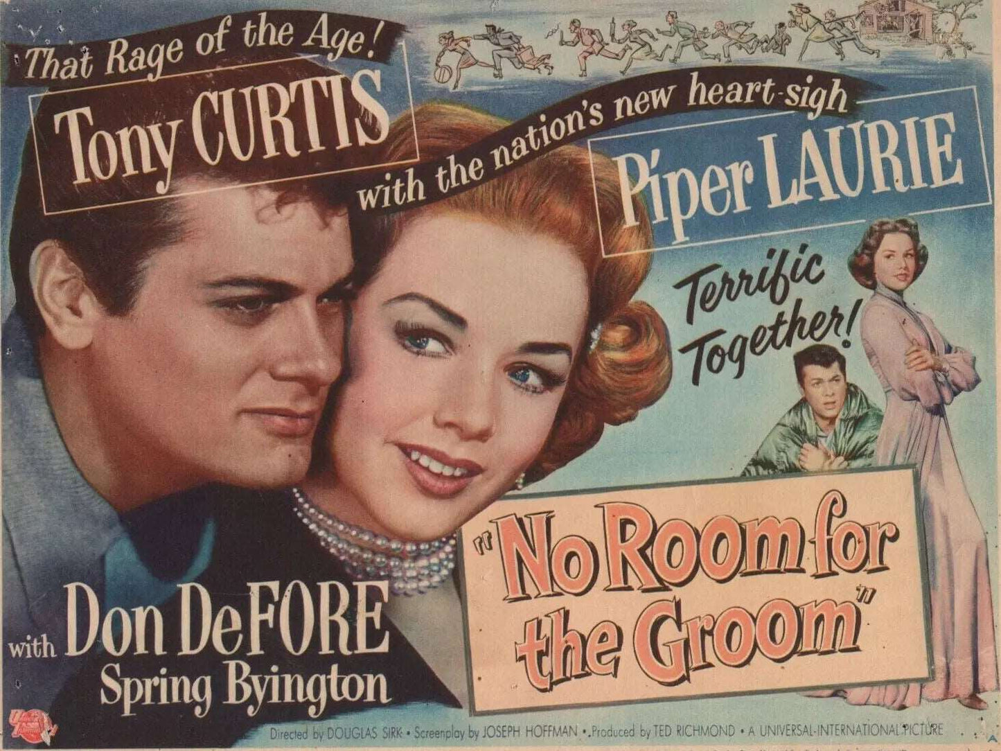 "NO ROOM FOR THE GROOM" (1952) Tony Curtis - Public Domain DVD NO CASE