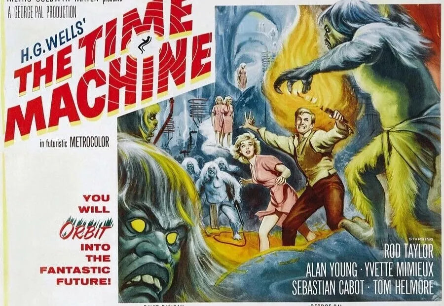 The Time Machine - (1960) Sebastian Cabot, Alan Young, Rod Taylor, Yvette Mimieux - Public Domain Movie DVD NO CASE