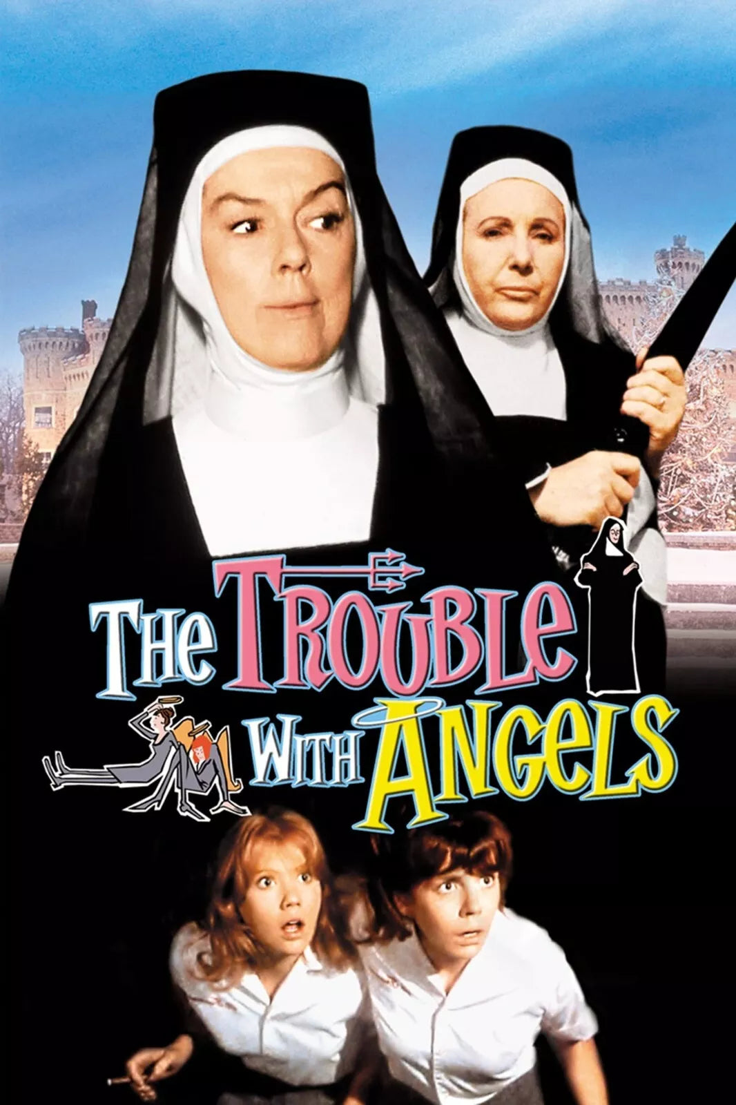 THE TROUBLE WITH ANGELS - (1966) Hayley Mills - DVD - Public Domain DVD NO CASE