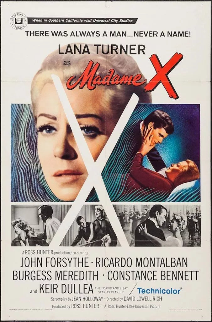 MADAME X (1966) John Forsythe , Lana Turner - Public Domain Movie DVD NO CASE