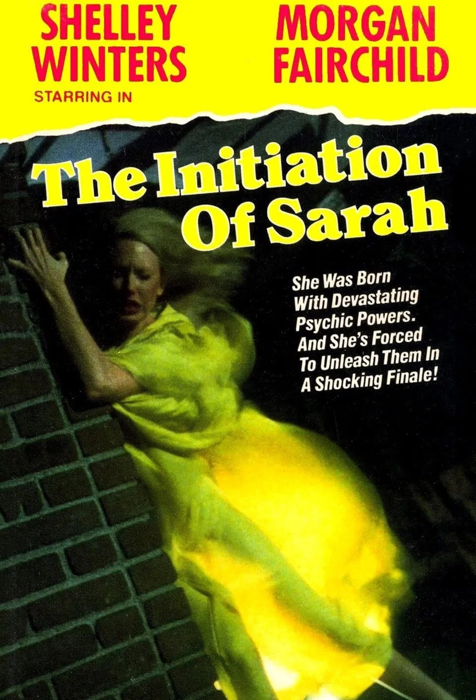 THE INITIATION OF SARAH (1978) SHELLEY WINTERS, Public Domain Movie DVD NO CASE
