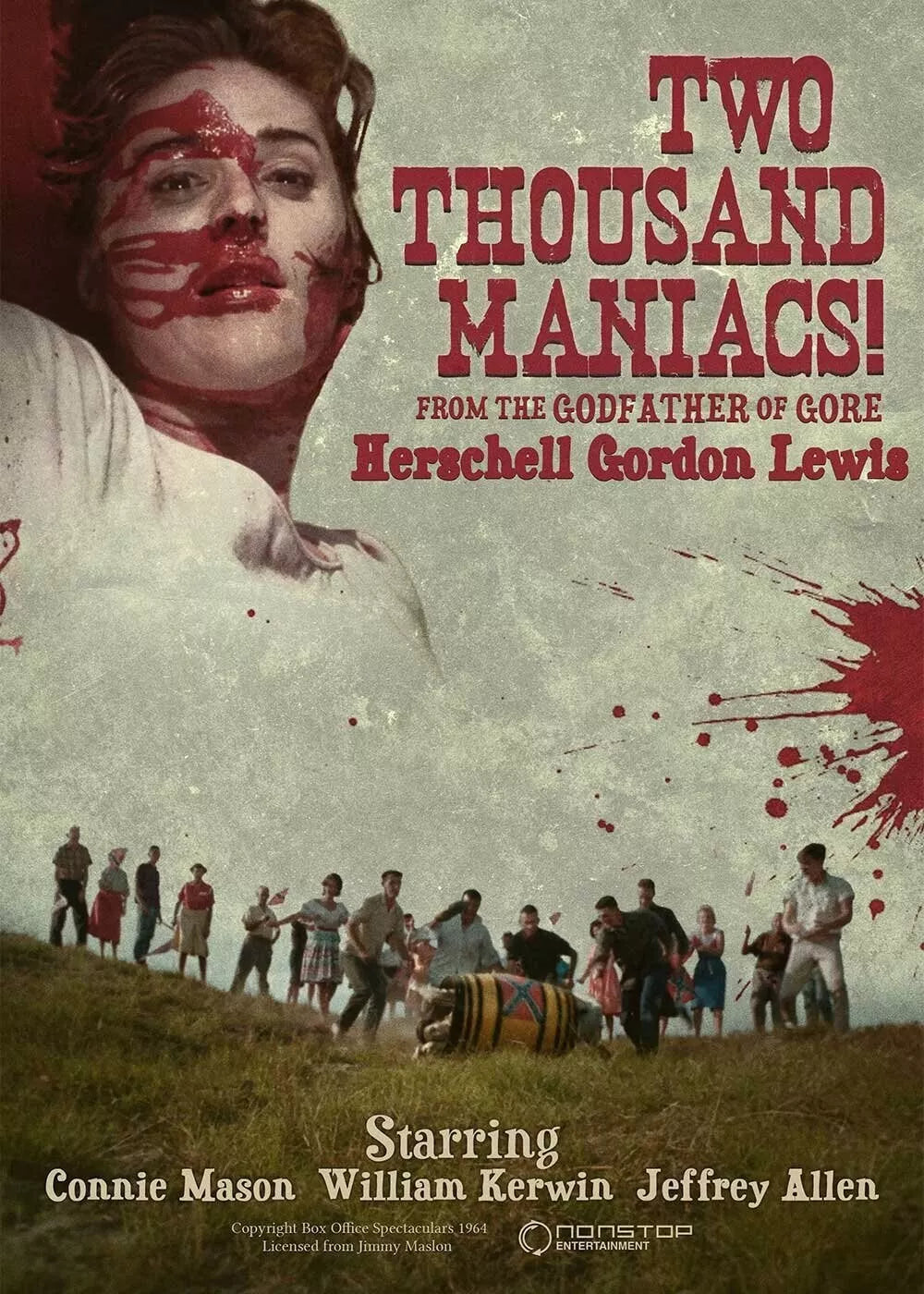 TWO THOUSAND MANIACS (1964)(18) Connie Mason - Public Domain DVD NO CASE