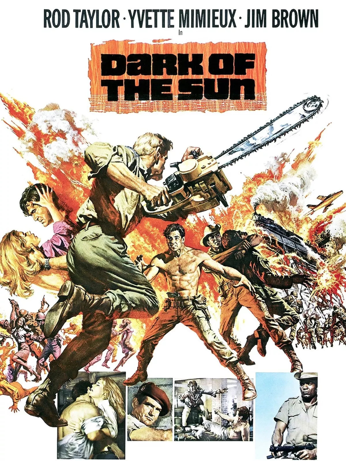 DARK OF THE SUN aka THE MERCENARIES (1968) - Public Domain DVD NO CASE