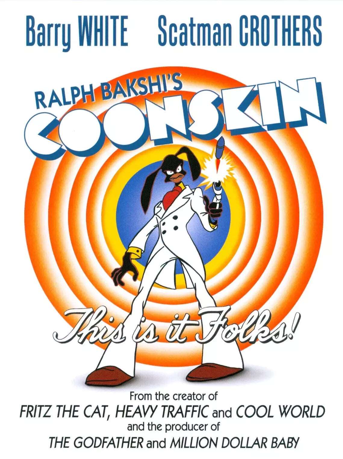 COONSKIN (1975) Ralp Bakshi's - Public Domain DVD NO CASE
