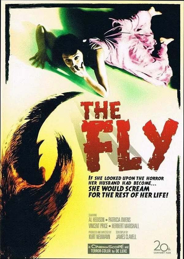 THE FLY COLLECTION (1958-59) Vincent Price - DVD Public Domain DVD NO CASE