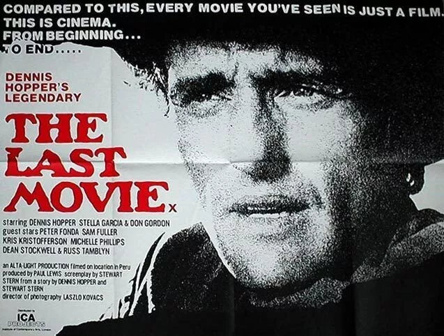 THE LAST MOVIE (1971) Dennis Hopper, Public Domain DVD NO CASE