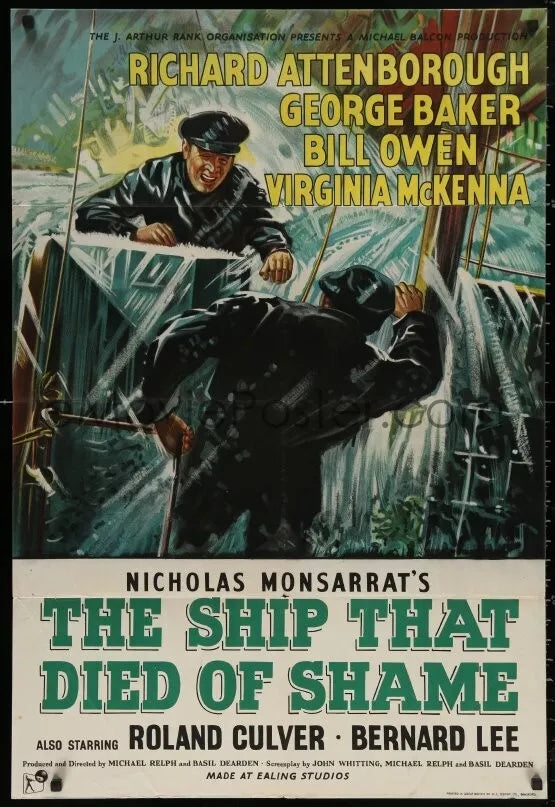 THE SHIP THAT DIED OF SHAME (1955) - Richard Attenborough - Public Domain DVD NO CASE