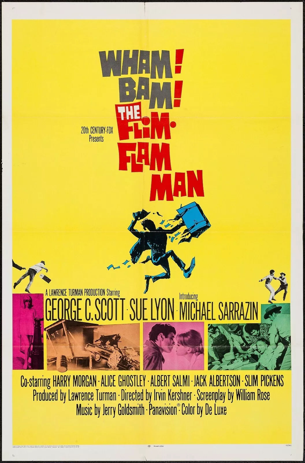 THE FLIM FLAN MAN (1967) George C Scott - Public Domain DVD NO CASE