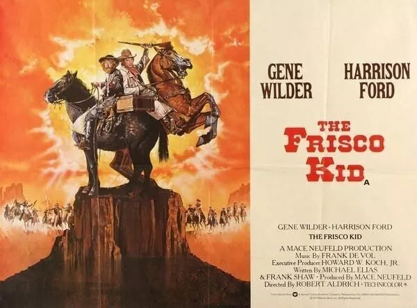 THE FRISCO KID (1979) Gene Wilder, Harrison Ford,George DiCenzo - Public Domain Movie Disc only Free Post DVD NO CASE