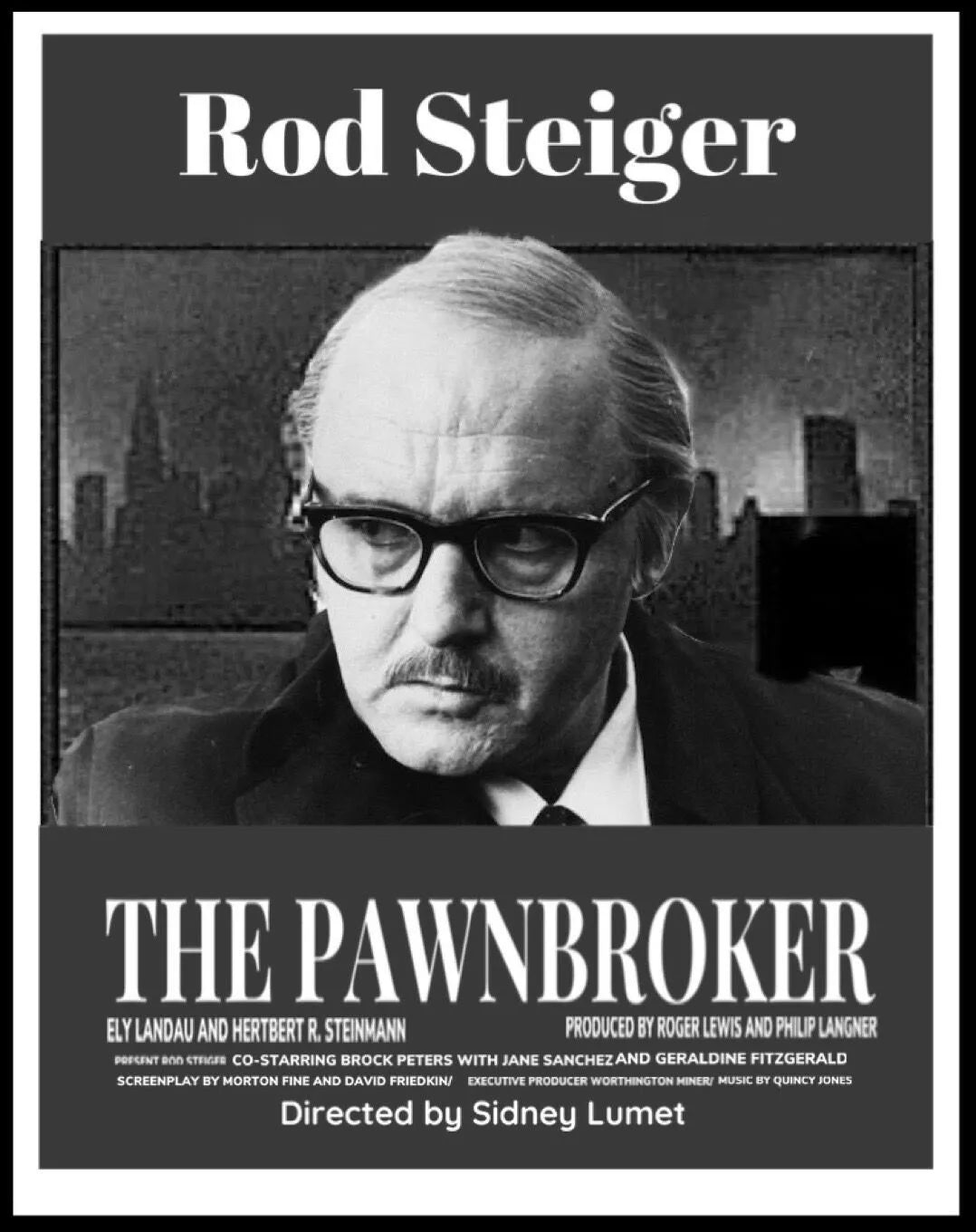 THE PAWNBROKER (1964) (18) Rod Steiger - Public Domain Movie DVD NO CASE
