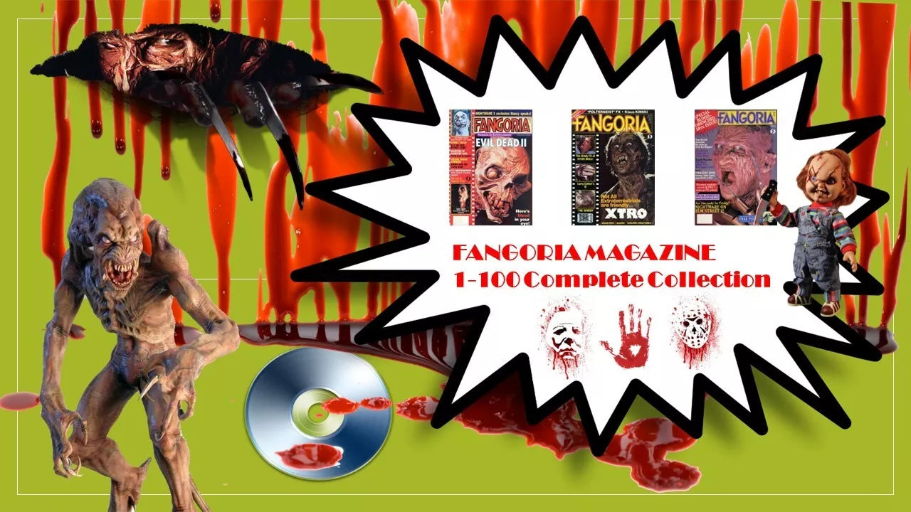 FANGORIA - RETRO MAGAZINE 1-100 CBR Format+DREAMTIME STORIES ON DVDROM