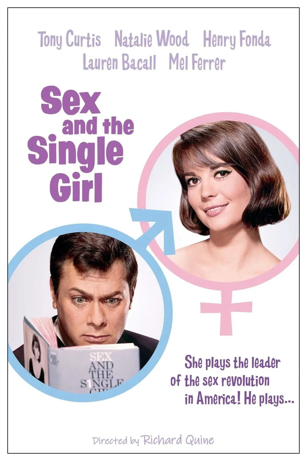 SEX AND THE SINGLE GIRL (1964) Tony Curtis, Public Domain DVD NO CASE