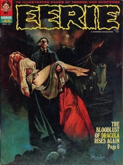EERIE - COMPLETE ISSUE RUN 1-139 COMICS CBR Format ON USB