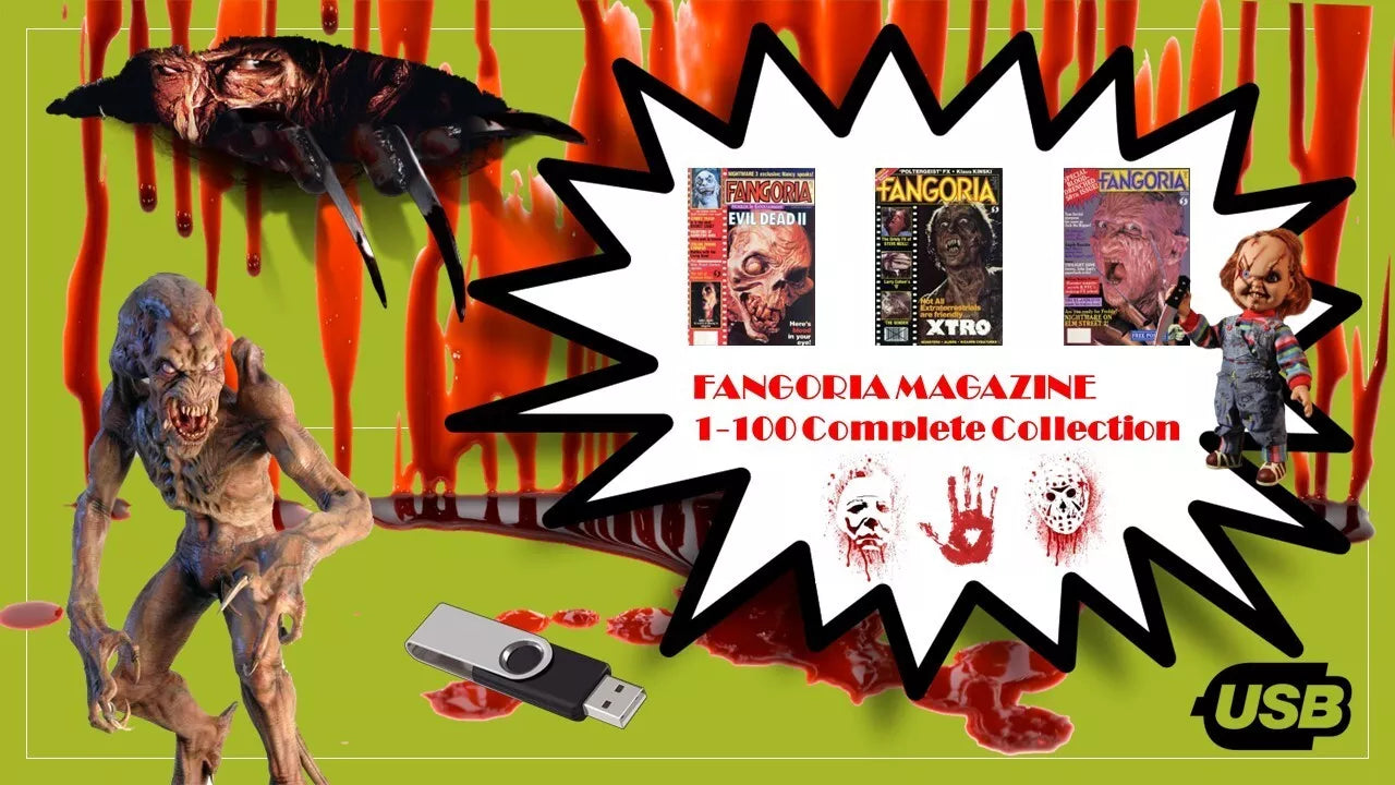 FANGORIA - RETRO MAGAZINE 1-100 CBR Format + DREAMTIME STORIES ON USB