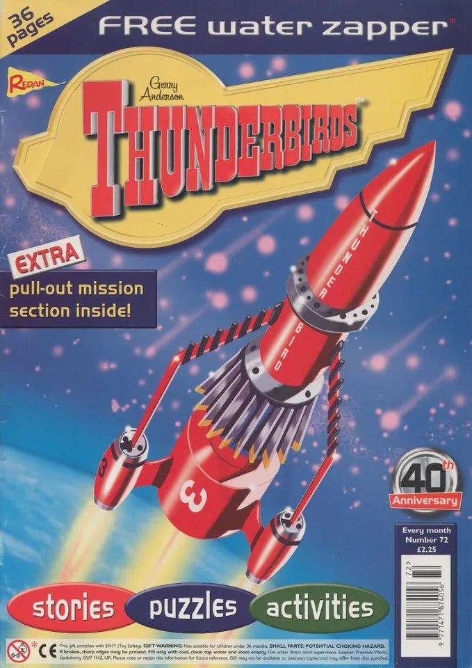 GERRY ANDERSON - RETRO COMICS & ANNUAL COLLECTION ON CBZ & PDF Format ON DVDROM