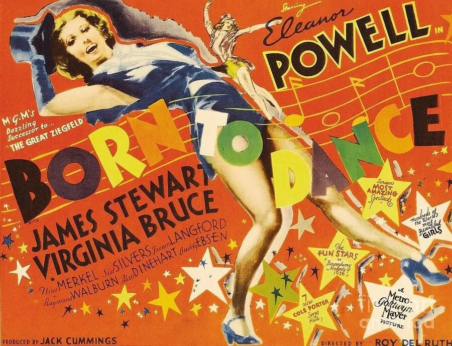 BORN TO DANCE (1936) James Stewart, Public Domain DVD NO CASE