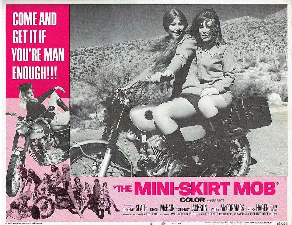 "THE MINI-SKIRT MOB" (1968) - Sherry Jackson - Public Domain DVD NO CASE