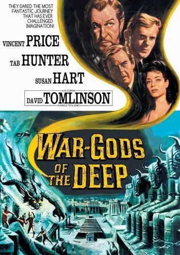 WAR GODS OF THE DEEP (1965) Vincent Price,David Tomlinson,Tab Hunter,Susan Hart - PUBLIC DOMAIN DVD ONLY NO CASE