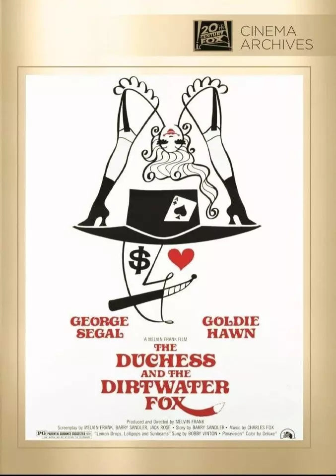 The Duchess & The Dirtwater Fox (1976) Goldie Hawn, George Segal - Public Domain Movie DVD NO CASE