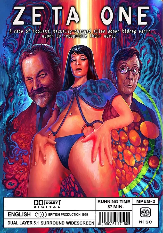 ZETA ONE (1969) James Robertson Justice,Charles Hawtrey,Dawn Addams - Public Domain DVD NO CASE