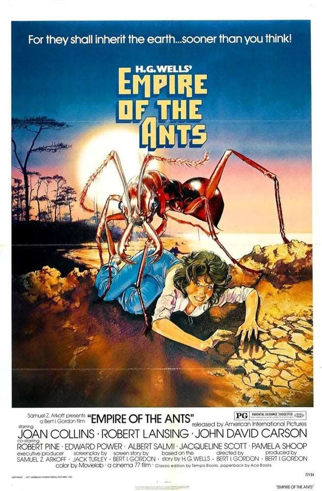 ANTS ! (1977) Lynda Day George,Joan Collins - Public Domain DVD NO CASE