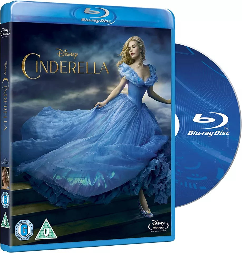 CINDERELLA - (LIVE ACTION) BLURAY REGION FREE - NEW SEALED