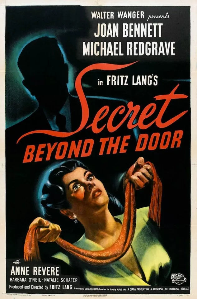SECRET BEHIND THE DOOR (1947) Joan Bennett - Public Domain DVD NO CASE
