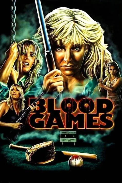 BLOOD GAMES (1989) Gregory Cummins - DVD, Public Domain DVD NO CASE