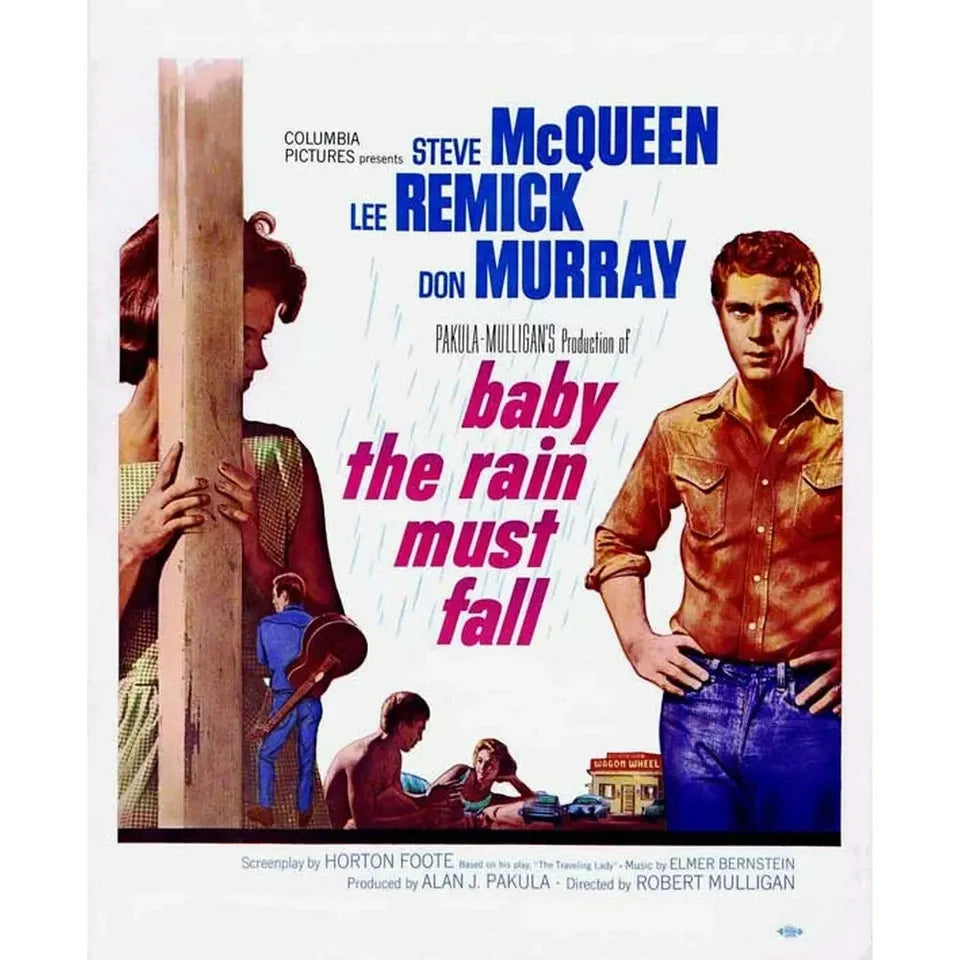 BABY THE RAIN MUST FALL (1965) Steve McQueen - Public Domain Movie DVD NO CASE