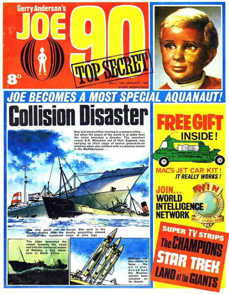 GERRY ANDERSON - RETRO COMICS & ANNUAL COLLECTION ON CBZ & PDF Format ON DVDROM