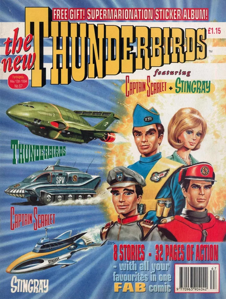 GERRY ANDERSON - RETRO COMICS & ANNUAL COLLECTION ON CBZ & PDF Format ON DVDROM
