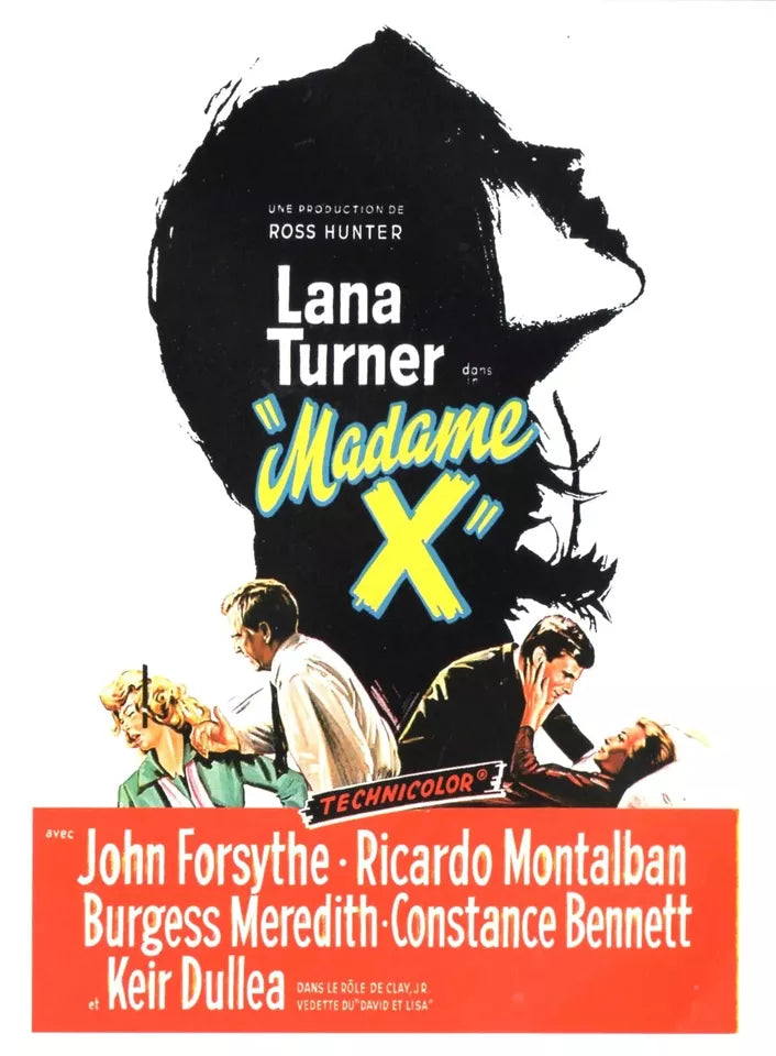 MADAME X (1966) John Forsythe , Lana Turner - Public Domain Movie DVD NO CASE