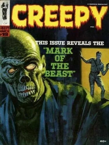 CREEPY - COMPLETE ISSUE RUN 1-146 PLUS 5 ANNUALS COMICS CBR Format ON USB (Copy)