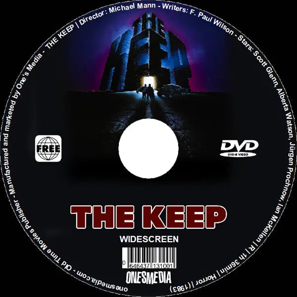 THE KEEP - (1983) DVD - Scott Glen - Public Domain Movie DVD NO CASE