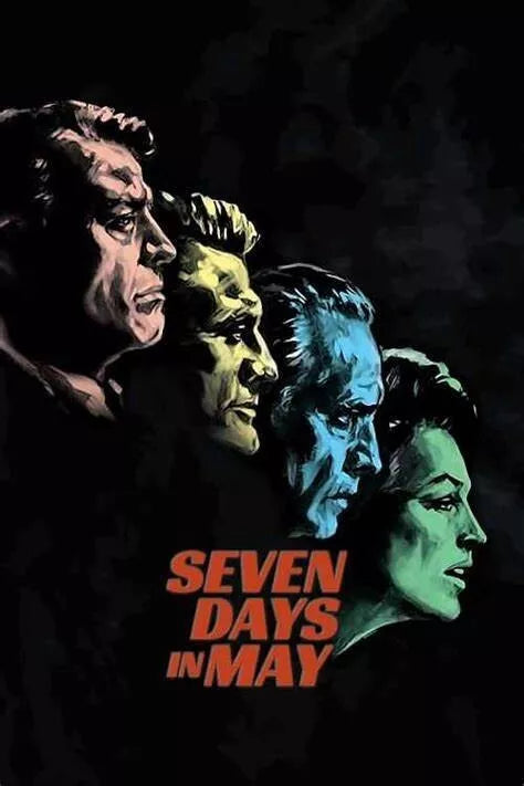 SEVEN DAYS IN MAY (1964) Kirk Douglas - Public Domain DVD NO CASE