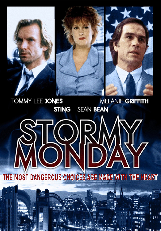 STORMY MONDAY (1988) Melanie Griffith,Tommy Lee Jones,Sting,Sean Bean - Public Domain DVD NO CASE RARE !
