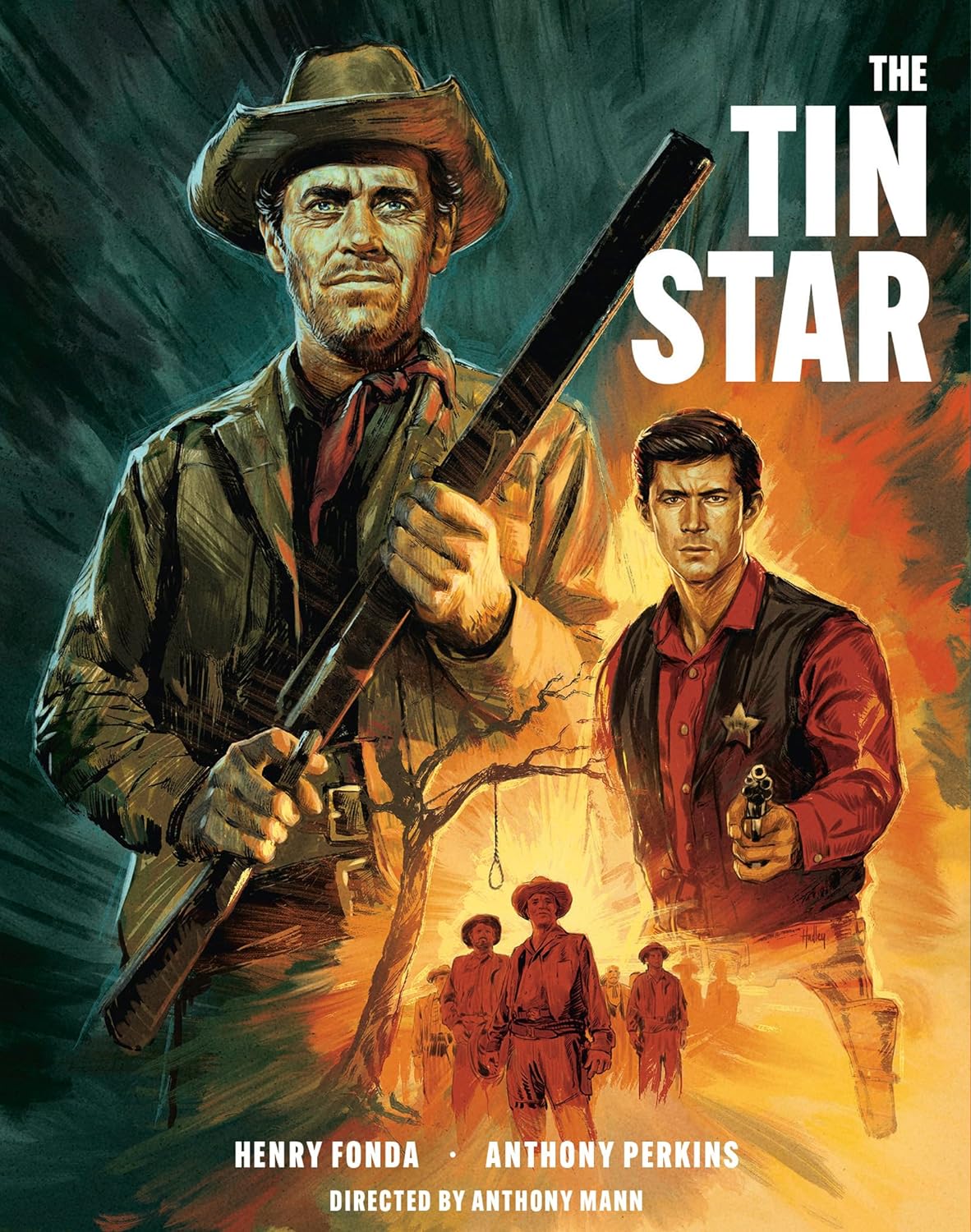 TIN STAR (1957) Henry Fonda,Anthony Perkins - Public Domain DVD NO CASE