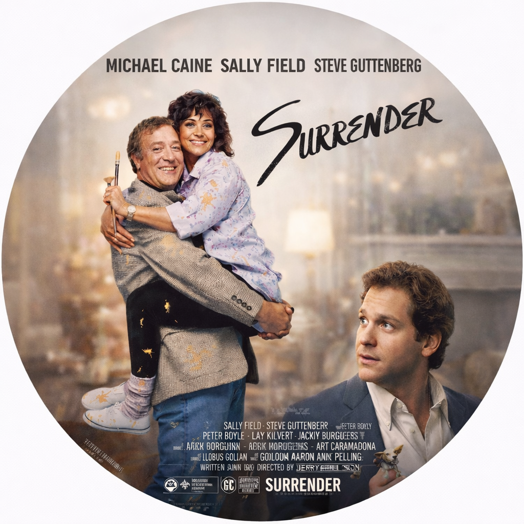 SURRENDER (1987) Sally Field,Michael Caine,Steve Guttenberg,Peter Boyle - PUBLIC DOMAIN DVD ONLY NO CASE