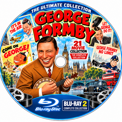 GEORGE FORMBY COLLECTION - 21 MOVIE COLLECTION ON X2 BLU-RAY'S