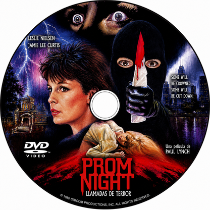 PROM NIGHT (1980) Jamie Lee Curtis, Casey Stevens, Eddie Benton,  Leslie Nielsen, Antoinette Bower  - Public Domain Movie DVD NO CASE