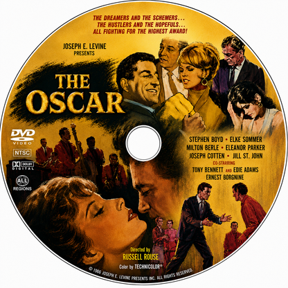 THE OSCAR (1966) Starring &nbsp;Stephen Boyd, Elke Sommer, Milton Berle, Eleanor Parker  - Public Domain Movie DVD NO CASE