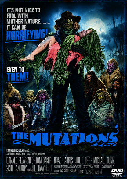 THE MUTATIONS  (AKA THE FREAKMAKER)  (1974) Donald Pleasence, Tom Baker, Brad Harris, Scott Antony, Jill Haworth - Public Domain Movie DVD NO CASE