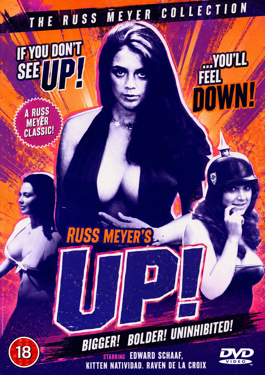 UP ! (1976) Raven De La Croix,Robert McLane,Kitten Natividad,Monty Bane - VERY RARE DELETED TITLE ! - Public Domain DVD NO CASE