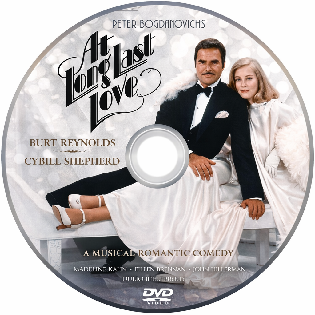 AT LONG LAST LOVE (1975) BURT REYNOLDS,CYBIL SHEPHERD -Public Domain DVD NO CASE