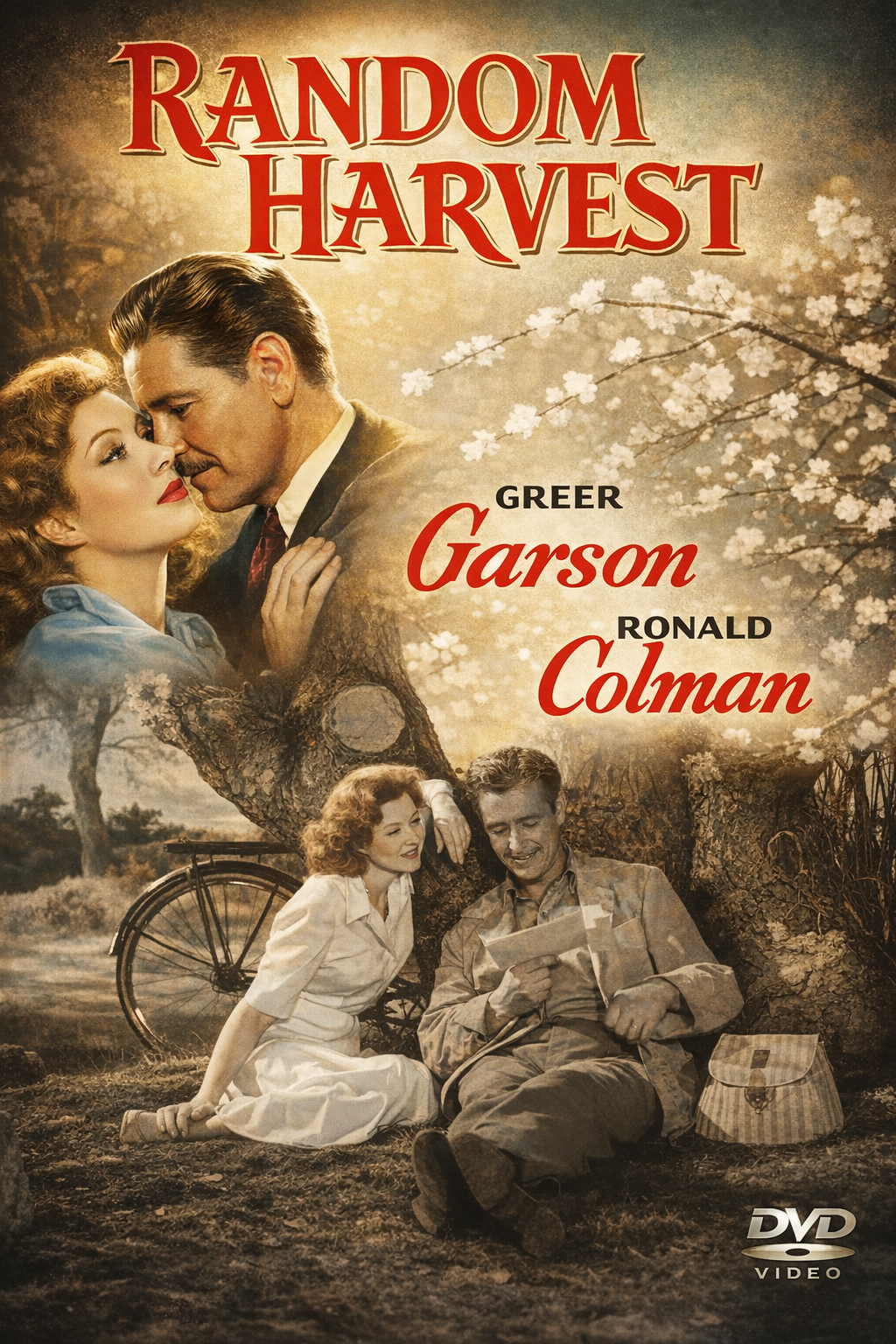 RANDOM HARVEST (1942) Greer Garson, Ronald Colman - Public Domain DVD NO CASE